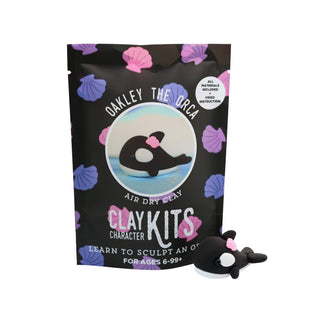 Oakley the Orca DIY Air Dry Clay Kit