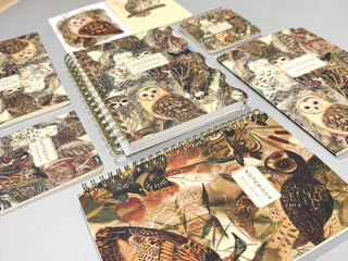 A6 Passport Notebook - Owls