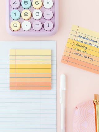 Sunset Yellow Sticky Notes