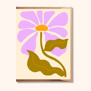 Bold Retro Daisy Card
