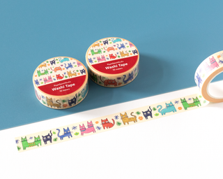 Colorful Cats Washi Tape