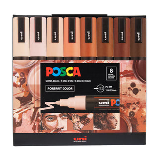 POSCA PC-5M Portrait Set