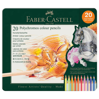 Polychromos Coloured Pencils, Set of 20 NEW Colours