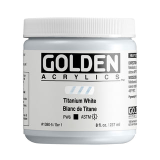 Golden Heavy Body Acrylics - White & Yellow