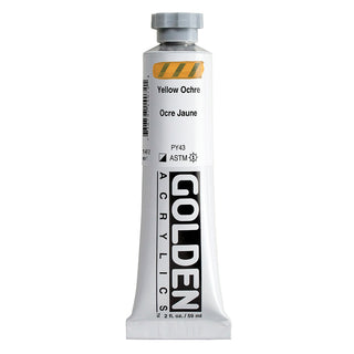 Golden Heavy Body Acrylics - White & Yellow