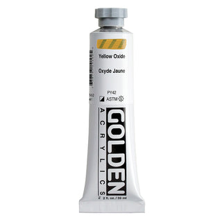Golden Heavy Body Acrylics - White & Yellow