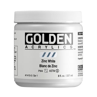 Golden Heavy Body Acrylics - White & Yellow