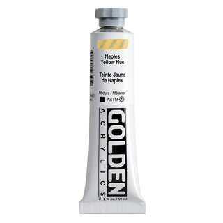 Golden Heavy Body Acrylics - White & Yellow