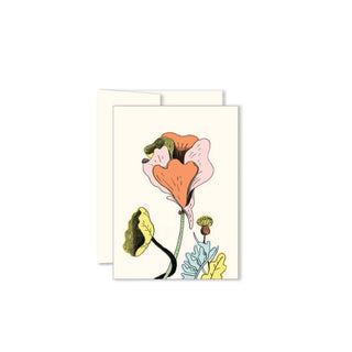 Fleurs Miniature Greeting Card