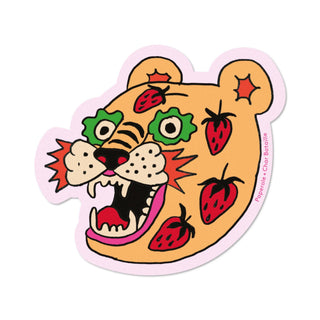 Sticker: Strawberry Tiger