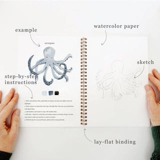 Seaside Watercolour Workbook