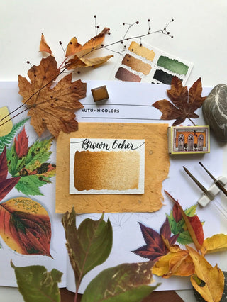 Stoneground Paint Co. Watercolour Half Pans - Traditional Colours