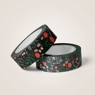 Wicked Wildflowers Washi Tape - Emerald