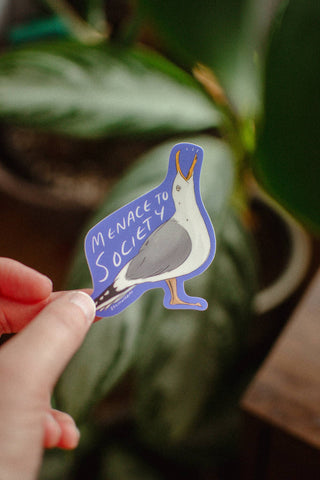 Sticker: Funny Seagull