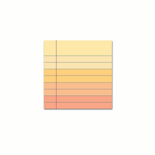 Sunset Yellow Sticky Notes