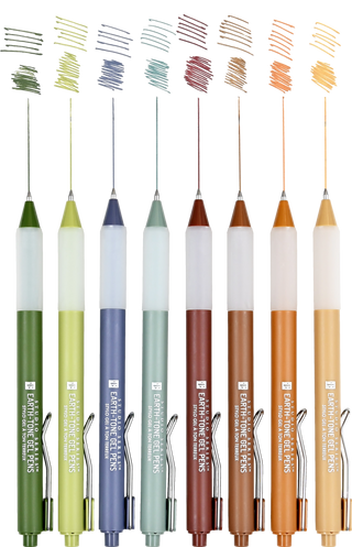 Earth-Tone Gel Pens