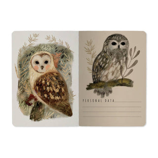 A6 Passport Notebook - Owls