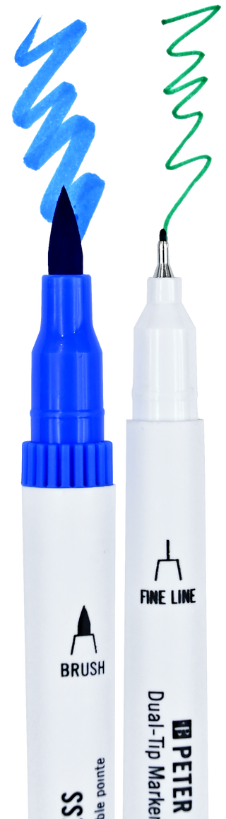 Studio Series Dual-Tip Coloring Markers Set
