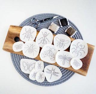 Bugs & Insects Stick and Stitch Embroidery Patterns
