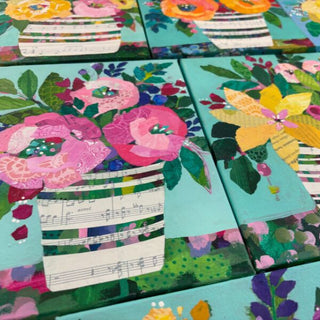 Petals & Paper: Intro to Torn Paper Floral Collage | November 22nd