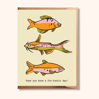 Funny Fish Birthday Card