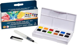 Inktense Paint Pan Set of 12