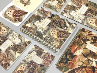 A6 Passport Notebook - Owls