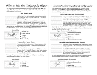 Calligraphy Practice Paper