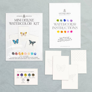 Antiquaria Mini Watercolour Kit: Butterflies