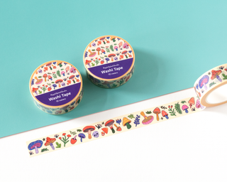 Mushroom Pattern Washi Tape