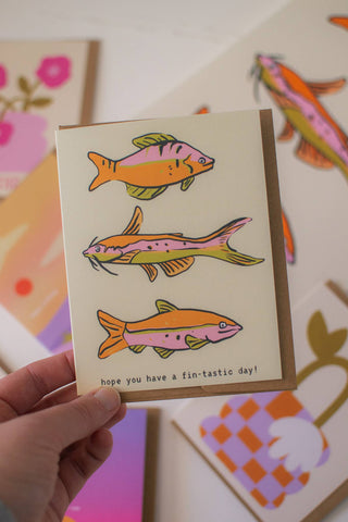 Funny Fish Birthday Card
