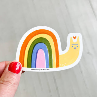 Sticker: Rainbow Snail
