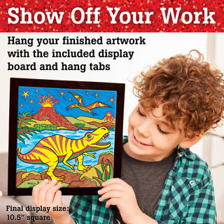 Colour by Number T-Rex