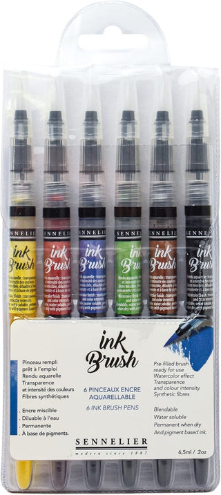 Sennelier Ink Brush Set - Trendy