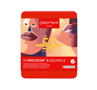 Caran d'Ache Neocolor II 50th Anniversary Set of 10 - Portrait