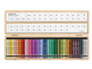 Caran d'Ache Neocolor II 50th Anniversary Edition Wooden Box Set of 50