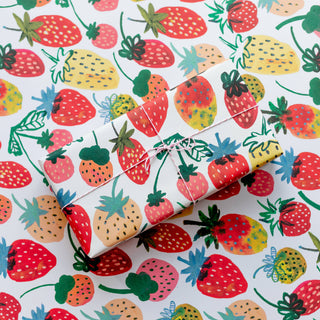 Strawberries Wrapping Paper