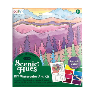 Scenic Hues D.I.Y. Watercolour Kit Forest Adventure