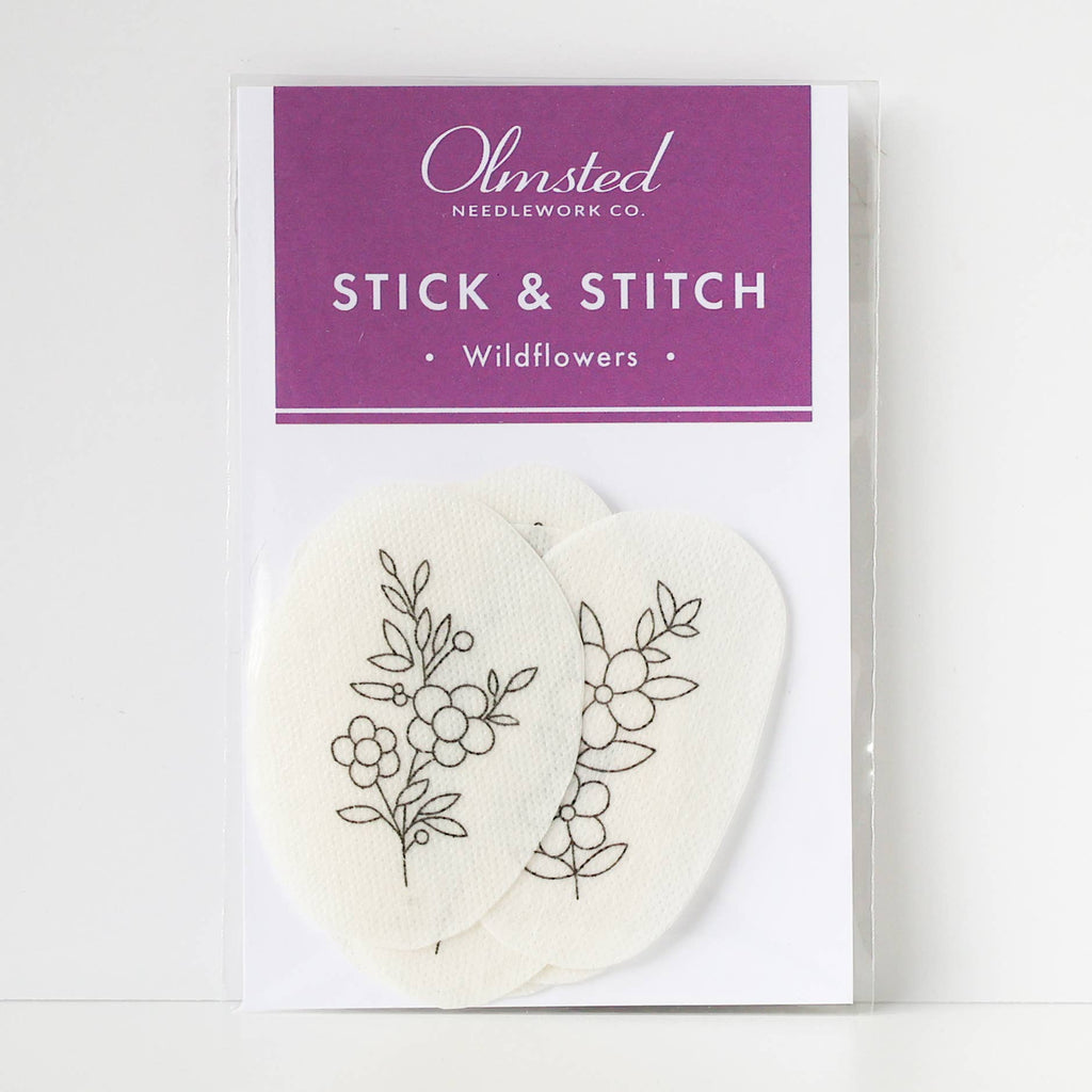 Embroidered Notebook Pattern Wildflower Stick and Stitch Embroidery Patterns β Valley Art Supply