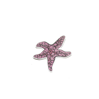 Purple Sea Star Sticker