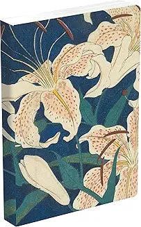 Hiroshige Spotted Lilies Dotted Paperback Journal