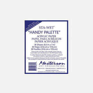 Masterson Sta-Wet Handy Palette Acrylic Refill Sheets (30 Sheets)