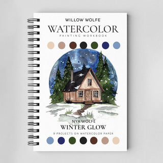 Winter Glow Watercolor Workbook