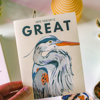 Great Blue Heron Card