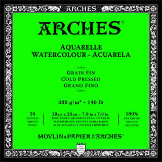 Arches Aquarelle Watercolor Blocks 140lb