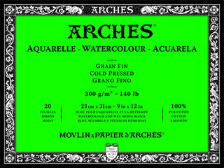 Arches Aquarelle Watercolor Blocks 140lb