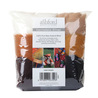 Corriedale 7 Colour, 100g pack - Furry Friends