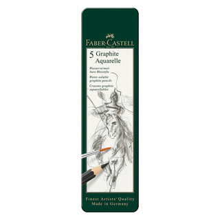 Graphite Aquarelle Pencil - tin of 5