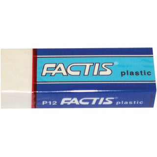 Factis Large White Plastic Eraser