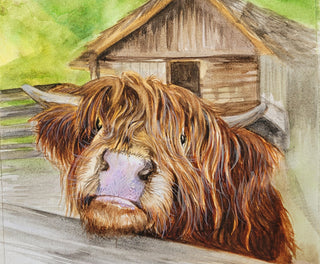 Watercolour Workshop: Painting Highland Cows!